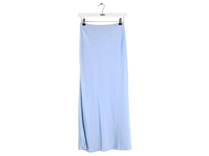 DMN Kleid aus blauer Seide
