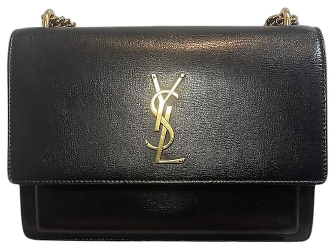 Autre Marque Borsa Saint Laurent Sunset nera Nero