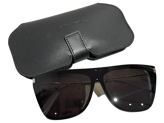 Autre Marque Saint Laurent Sonnenbrille schwarz