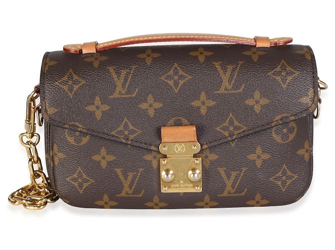 Louis Vuitton Monogram Canvas Pochette Metis East West Marrom