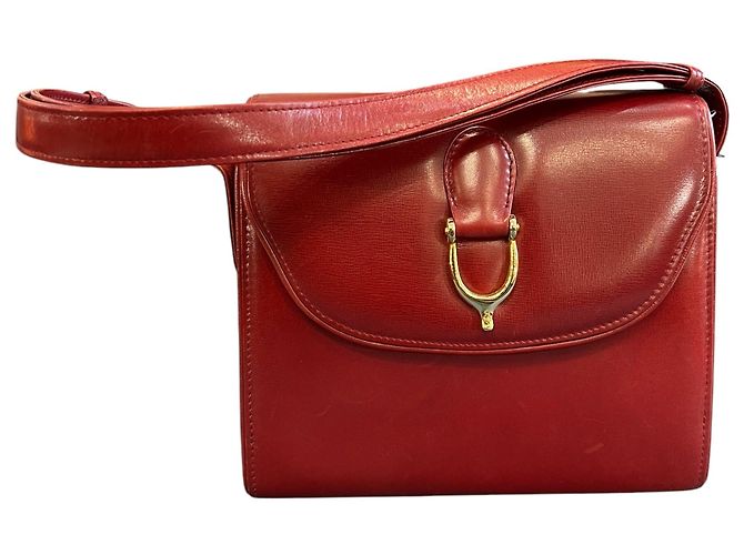 Borsa a tracolla Gucci in pelle di vitello Stirrup