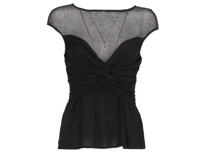 Autre Marque Giambattista Valli Top anni 2000 Nero