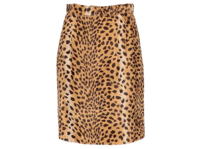 Autre Marque Emanuel Ungaro Falda años 80 Beige