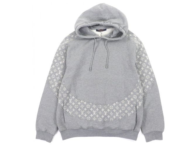 Hoodie de algodão Louis Vuitton Marrom