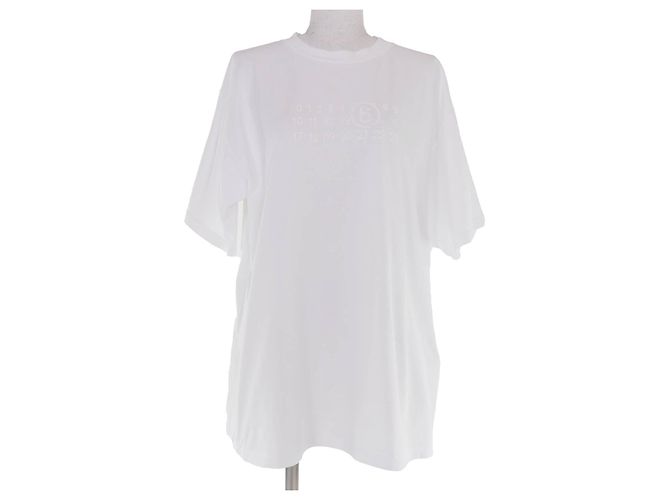 Maison Martin Margiela Camiseta de algodón MM6 Maison Margiela Blanco