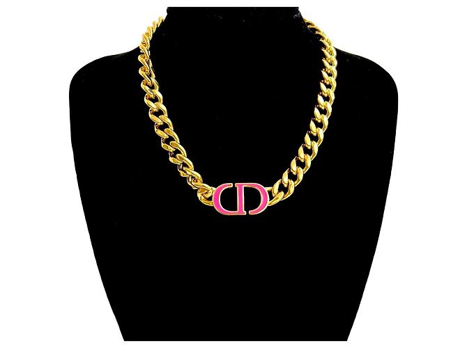 Autre Marque Collana Christian Dior D'oro