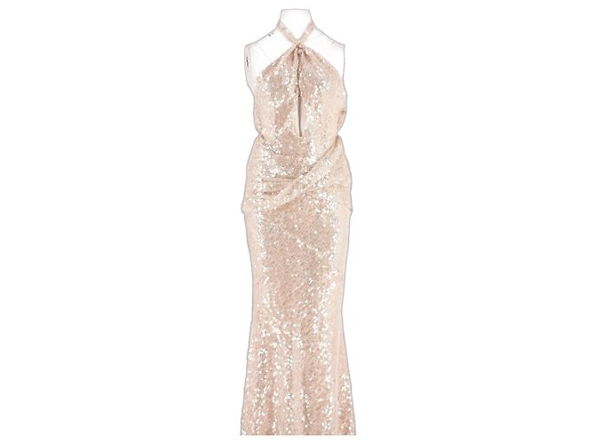 For Love & Lemons Maxikleid Beige