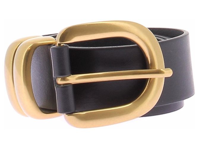 By Malene Birger Cinto preto com detalhe dourado