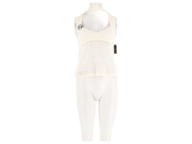Autre Marque Top de algodón blanco LIONESS
