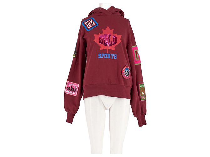 Pull oversize bordeaux Goldbergh