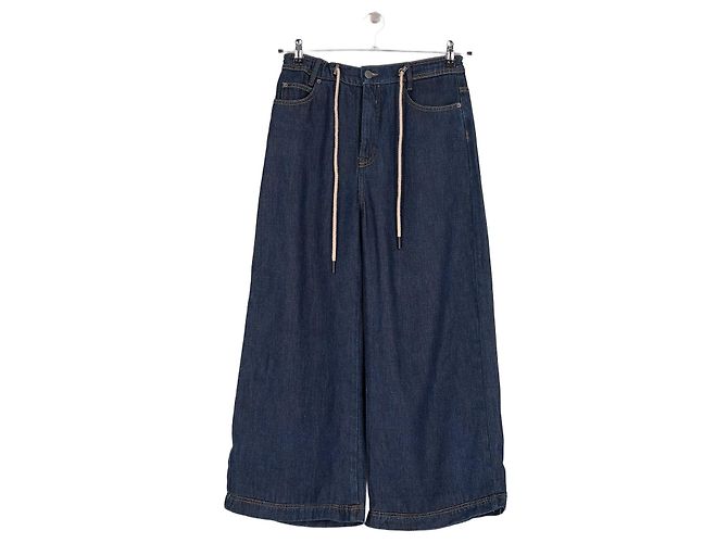 Autre Marque MUNTHE Wide Leg Jeans Blau