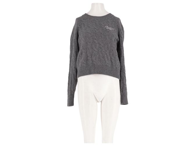 Autre Marque Pull en cachemire gris SPORTY & RICH