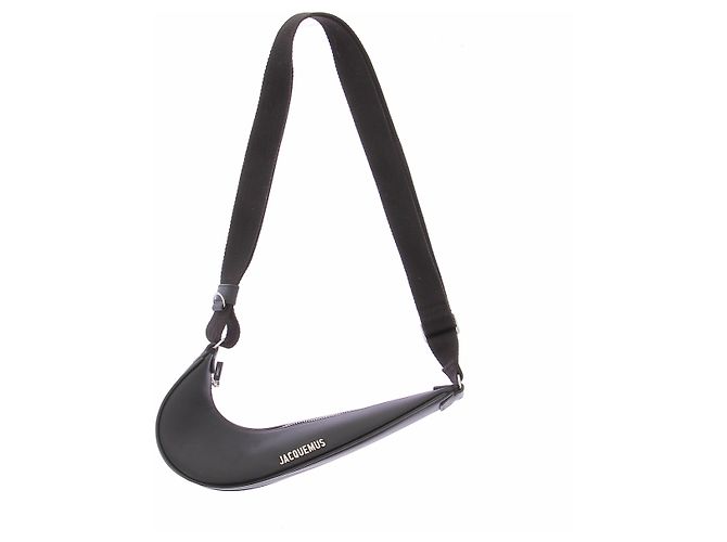 Jacquemus Borsa a tracolla "Swoosh" Nero
