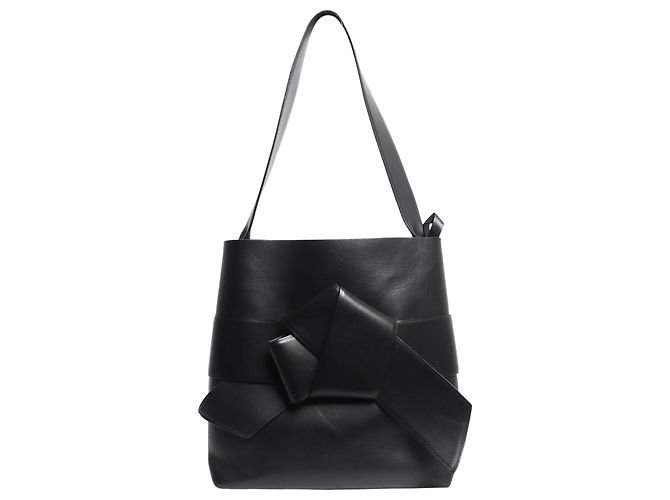 Acne Shopper à nœud Musubi noir