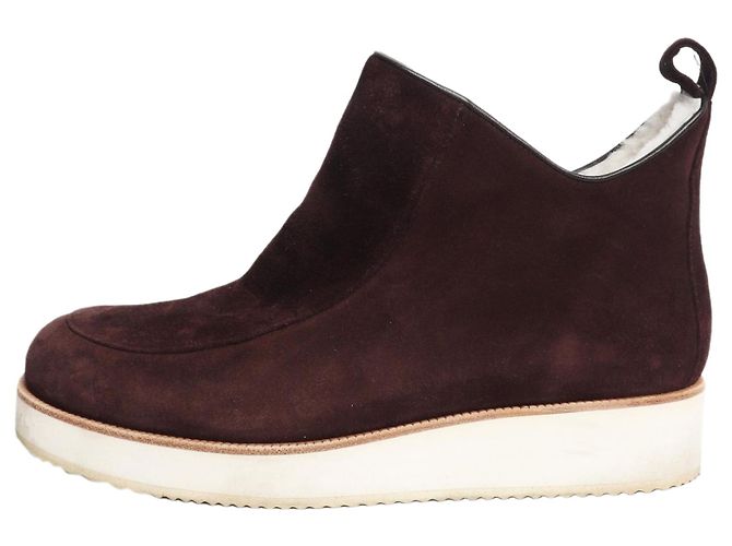 Gabriela Hearst Brown Harry shearling boots - size EU 39