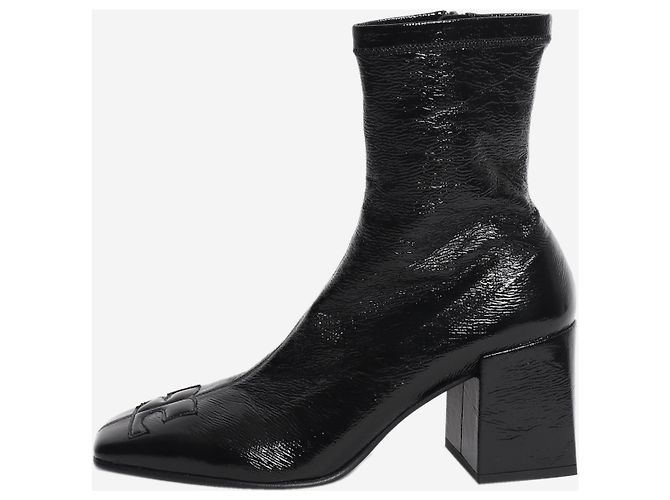 Courreges Botines de vinilo reedition negros - size EU 39