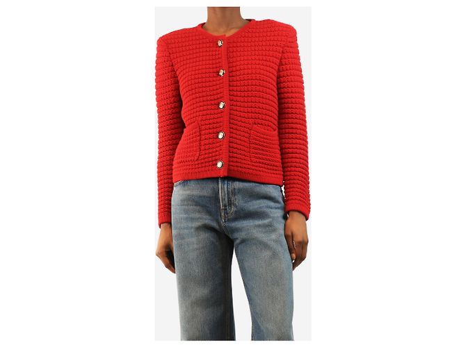 Ba&Sh Cardigan Gaspard rojo - talla M Roja