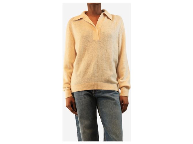 Khaite Pull Custard Jo - taille S Écru