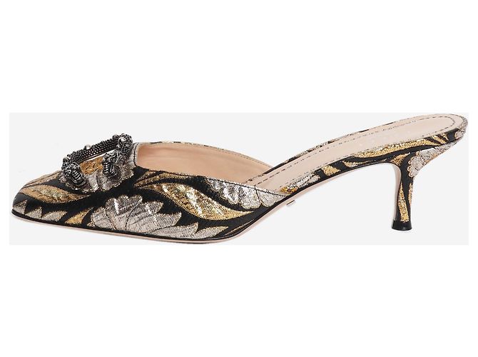 Gucci Multicolour jacquard heels - size EU 39 Multiple colors
