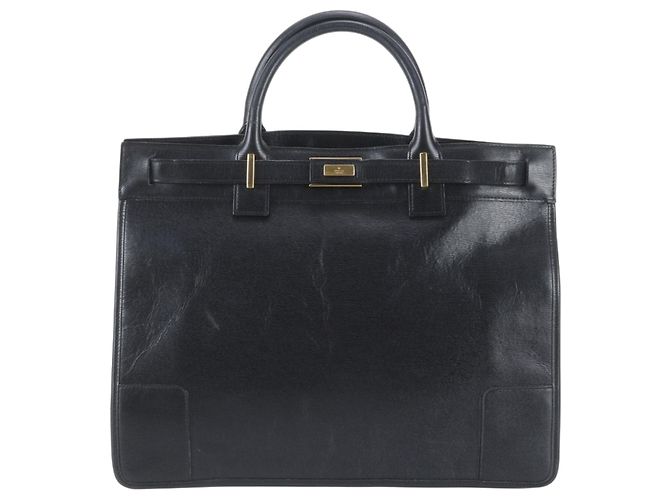Borsa Tote Gucci da donna in pelle nera Nero