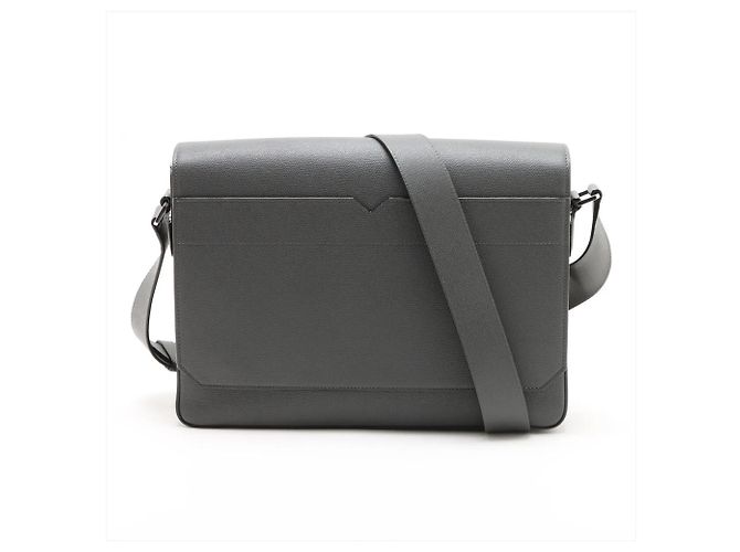 Borsa a tracolla in pelle Valextra V-Line Marrone