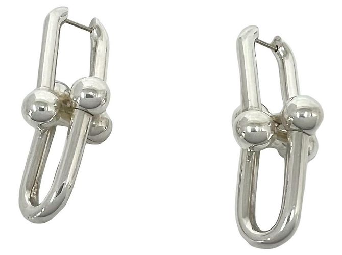 Autre Marque Orecchini Tiffany HardWear a maglie extra large Argento