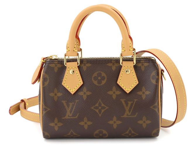 Sac à main Louis Vuitton Nano Speedy Monogram Monogramme