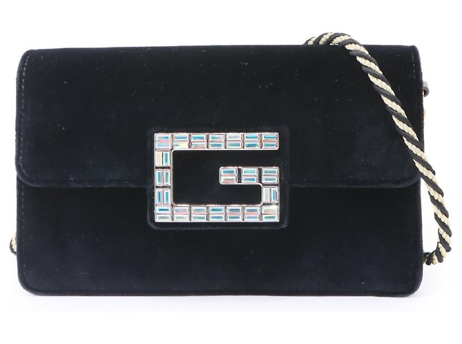 Borsa a mano e pochette 2-way Gucci Square G Nero