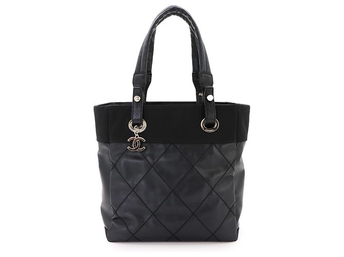 Borsa Tote Chanel Paris Biarritz PM Nero