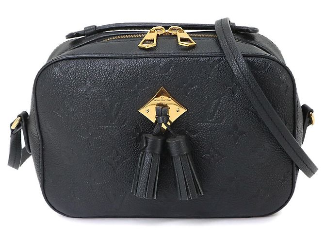 Bolsa de Ombro Louis Vuitton Monogram Empreinte Saintonge Preto