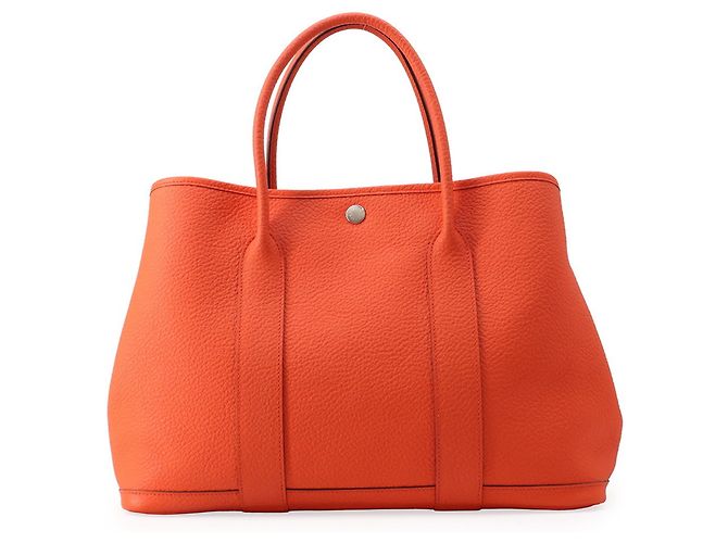 Hermès Sac Cabas Hermes Garden PM Orange