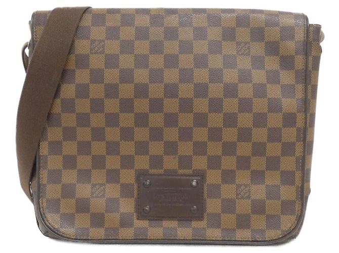 Louis Vuitton Damier Brooklyn MM Shoulder Bag Damier ebene