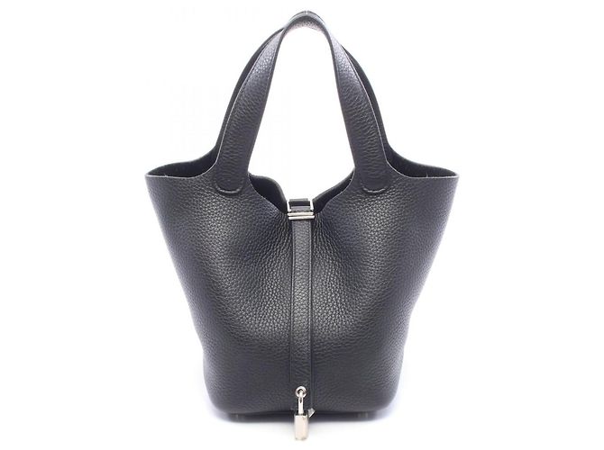 Hermès Bolsa Hermes Picotin Lock PM Preto