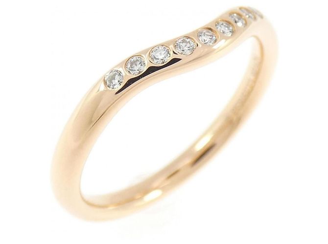 Autre Marque Anillo Alianza Curva Tiffany & Co. en Oro Rosa 18K