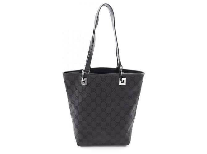 Sac cabas Gucci GG Canvas Noir