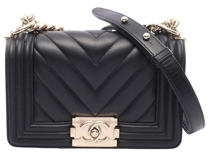Borsa a tracolla Chanel Boy Small Nero