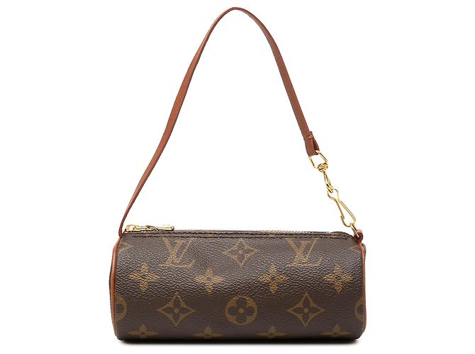 Louis Vuitton Brown Monogram Papillon Pochette Marron