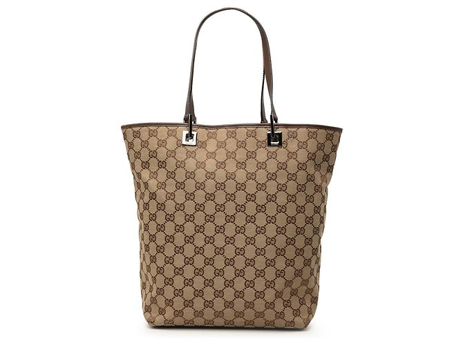 Gucci GG Canvas Tote in Beige