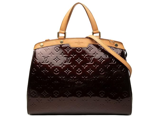 Louis Vuitton Purple Monogram Vernis Brea MM Violet