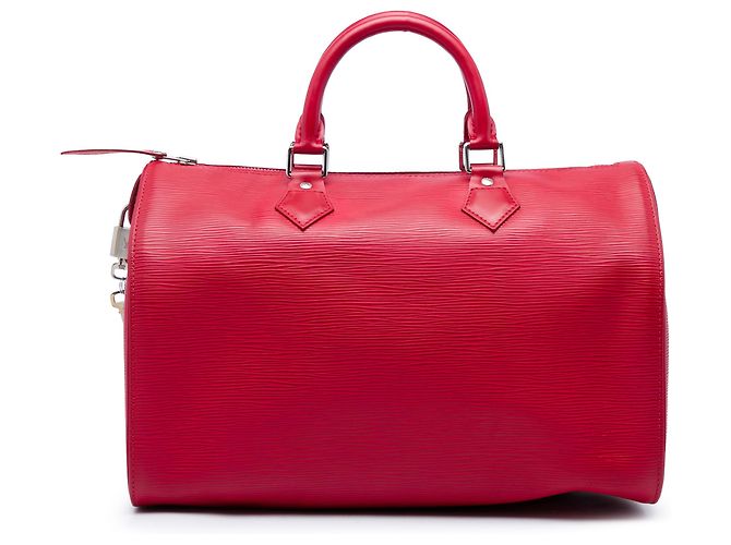 Louis Vuitton Red Epi Speedy 35 Rouge