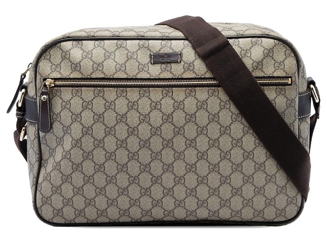 Borsa a tracolla Gucci Beige GG Supreme