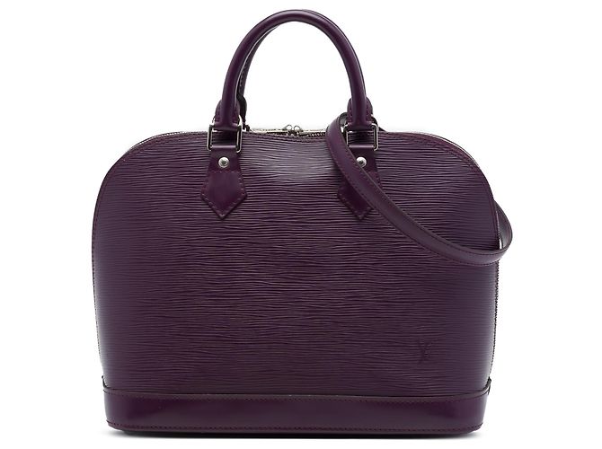 Louis Vuitton Purple Epi Alma PM Violet