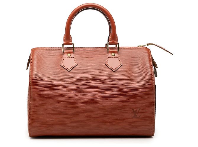 Louis Vuitton Brown Epi Speedy 25 Marron