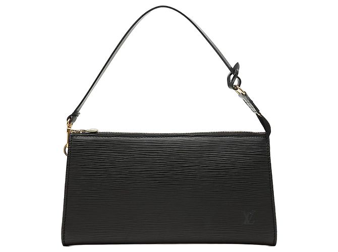 Louis Vuitton Black Epi Pochette Accessoires Noir