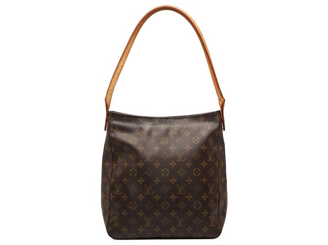 Louis Vuitton Brown Monogram Looping GM Marrone