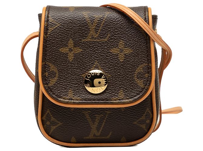 Louis Vuitton Brown Monogram Pochette Cancun Marron