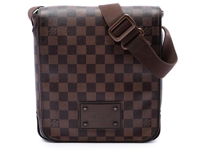 Louis Vuitton Brown Damier Ebene Brooklyn PM Marron