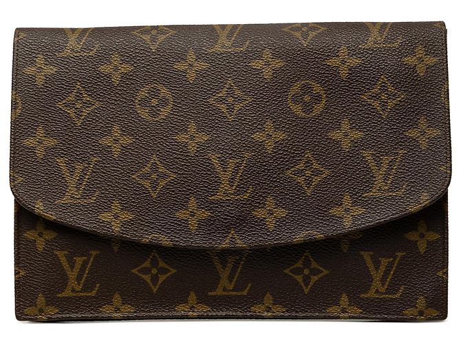 Louis Vuitton Brown Monogram Pochette Rabat 23 Marrom