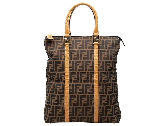Fendi Brown Zucca Canvas Tote
