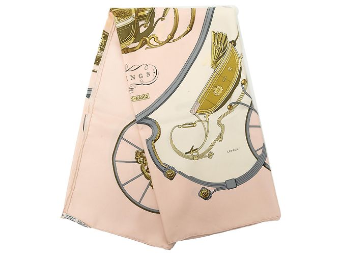 Hermès Pink Springs Seidentuch 90